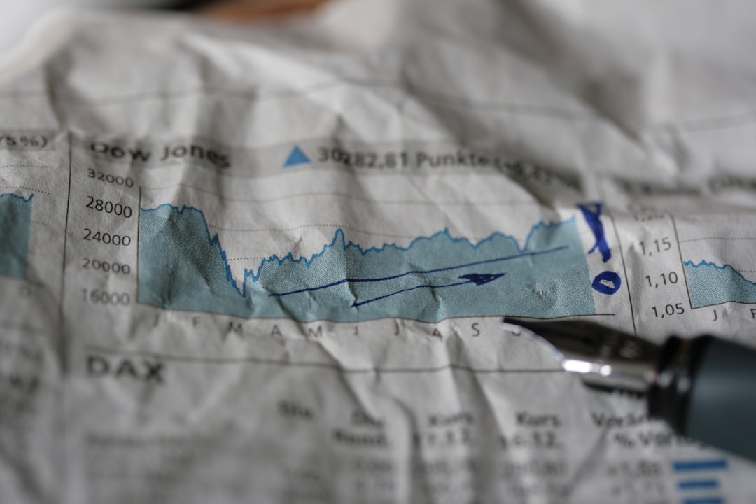 Photo Stock market graph